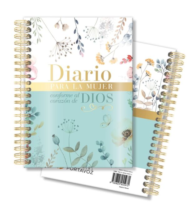 Un diario para acompañar a la mujer en su tiempo personal con Dios. Oraciones, pensamientos, anhelos y gratitud: Dios está al tanto y desea estar al tanto de todo lo que nos rodea. En este bello diario, diseñado con la mujer en mente, las lectoras se convertirán ahora en autoras del registro de su crecimiento espiritual. Con espacios destinados para expresarse con libertad, un formato de alta portabilidad y materiales de la más alta calidad, este Diario de la mujer conforme al corazón de Dios le acompañará en su tiempo diario con Dios. (Este diario acompaña y se coordina con la lectura y uso devocional de la Biblia de la mujer conforme al corazón de Dios, disponible por separado).