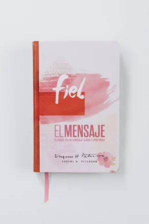 Biblia El Mensaje Pink Cross - Tapa Dura