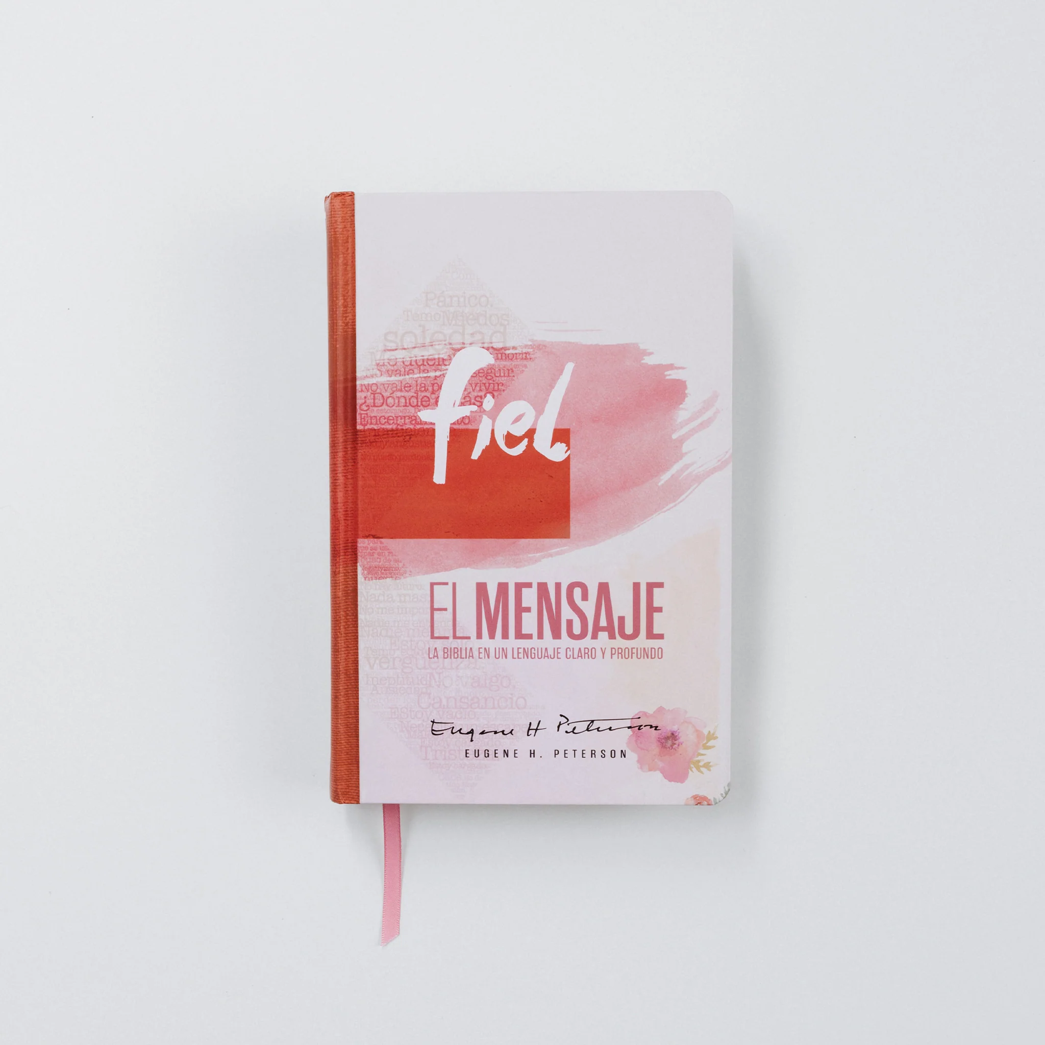 Biblia El Mensaje Pink Cross - Tapa Dura
