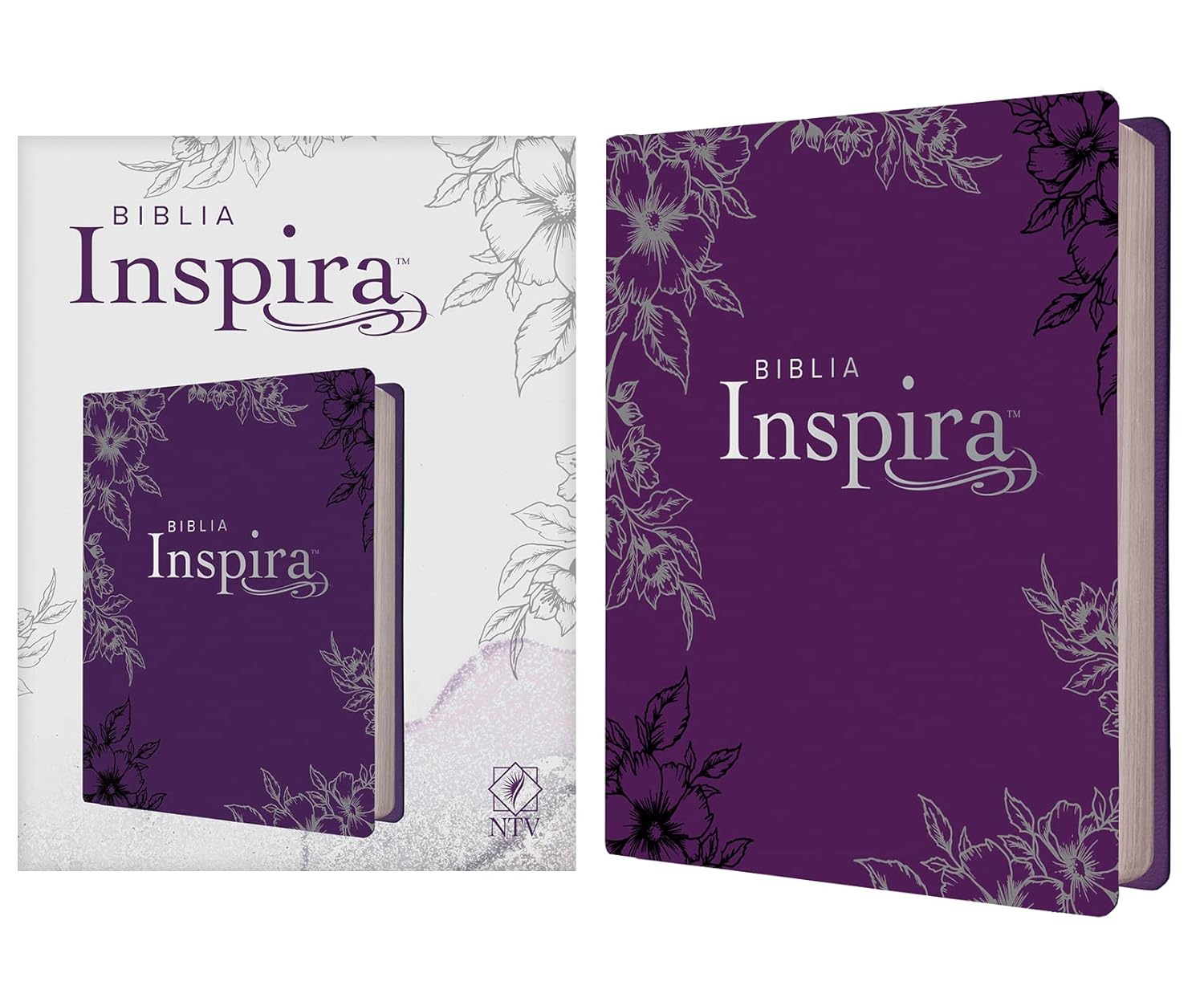 biblia inspira NTV morada / tapa dura