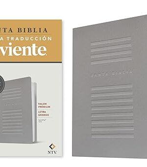 Biblia NTV Gris Letra Grande/ Valor Premium Filament